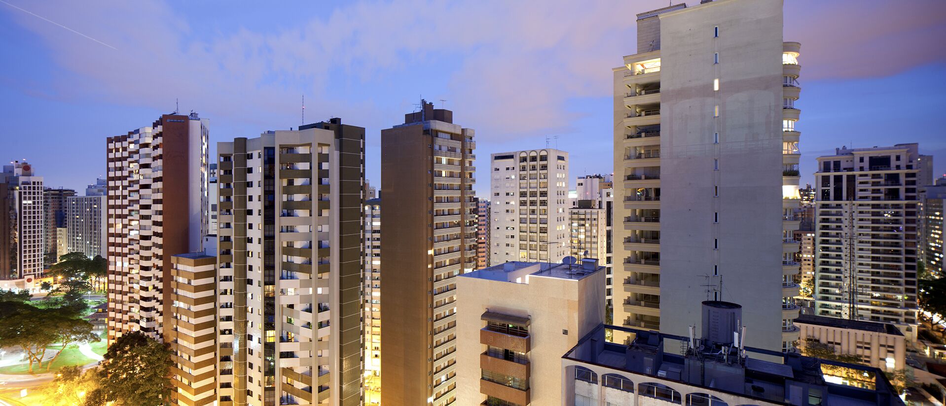 Buildings Against Sky Sunset